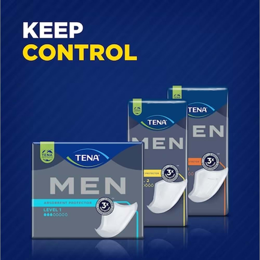 TENA MEN SUPER LEVEL3 MESANE PEDİ 16PK