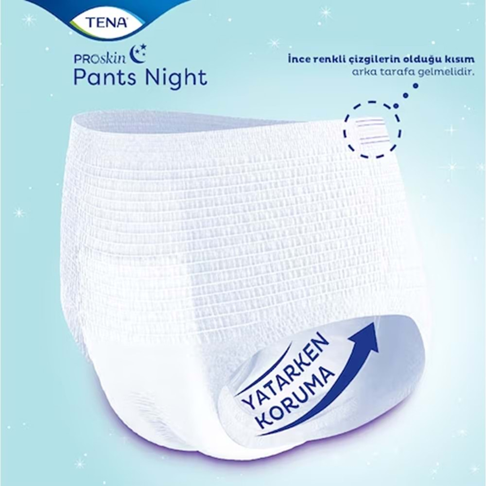 TENA PANTS NIGHT SUPER LARGE 30PK