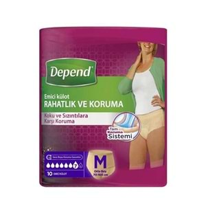 DEPEND EMİCİ KÜLOT BAYAN MEDIUM (30 PK)