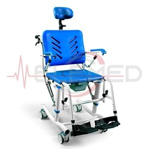 FH17 BAŞ DESTEKLİ TİLT ÖZELİKLİ BANYO TUVALET SANDALYESİ