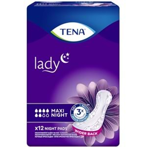 TENA LADY MAXİ NIGHT MESANE PEDİ 12PK