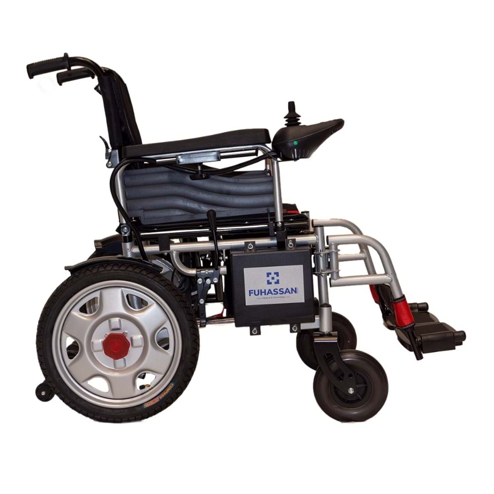 FUHASSAN FH901 ECO PLUS AKÜLÜ TEKERLEKLİ SANDALYE (KIRMIZI)