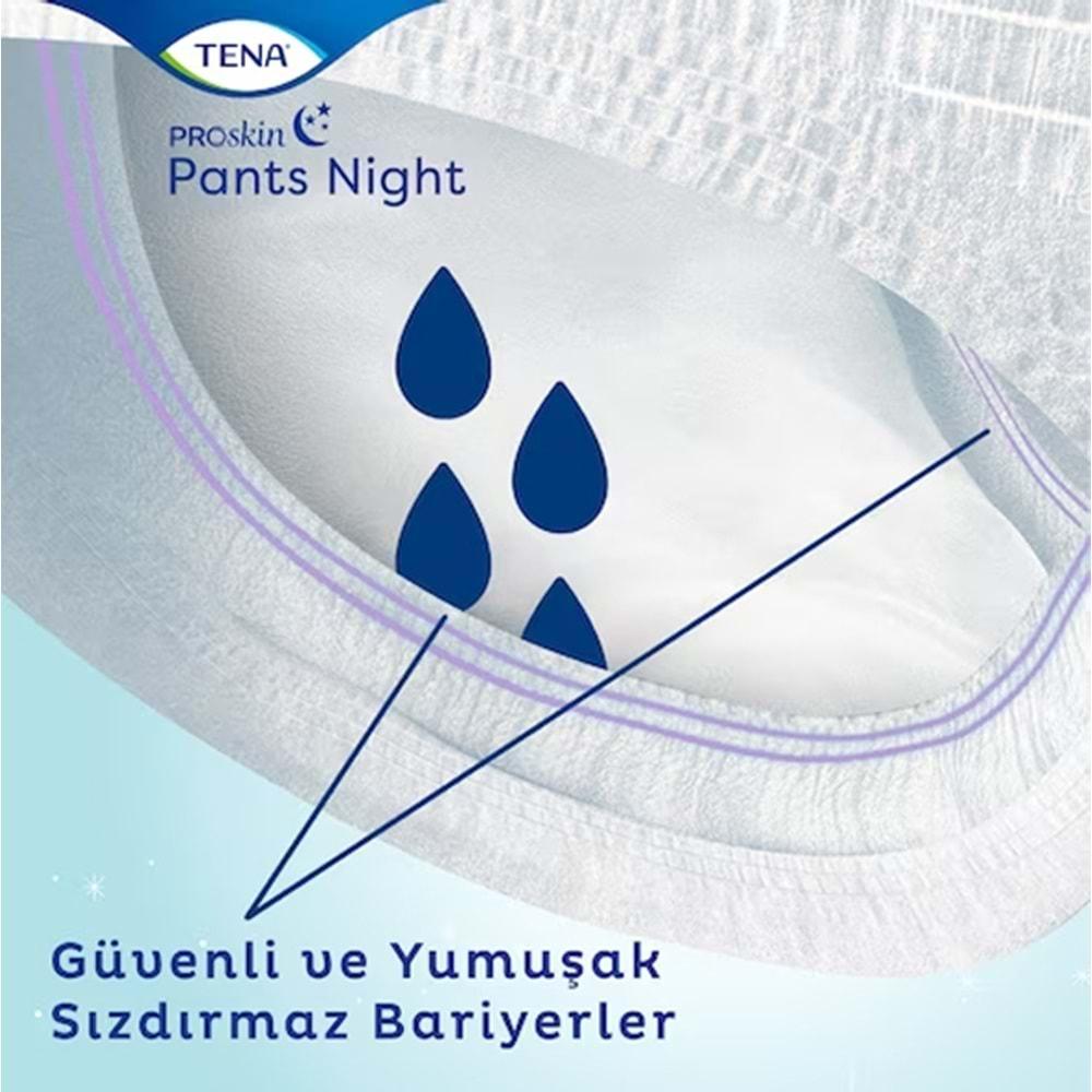 TENA PANTS NIGHT SUPER MEDIUM 30PK